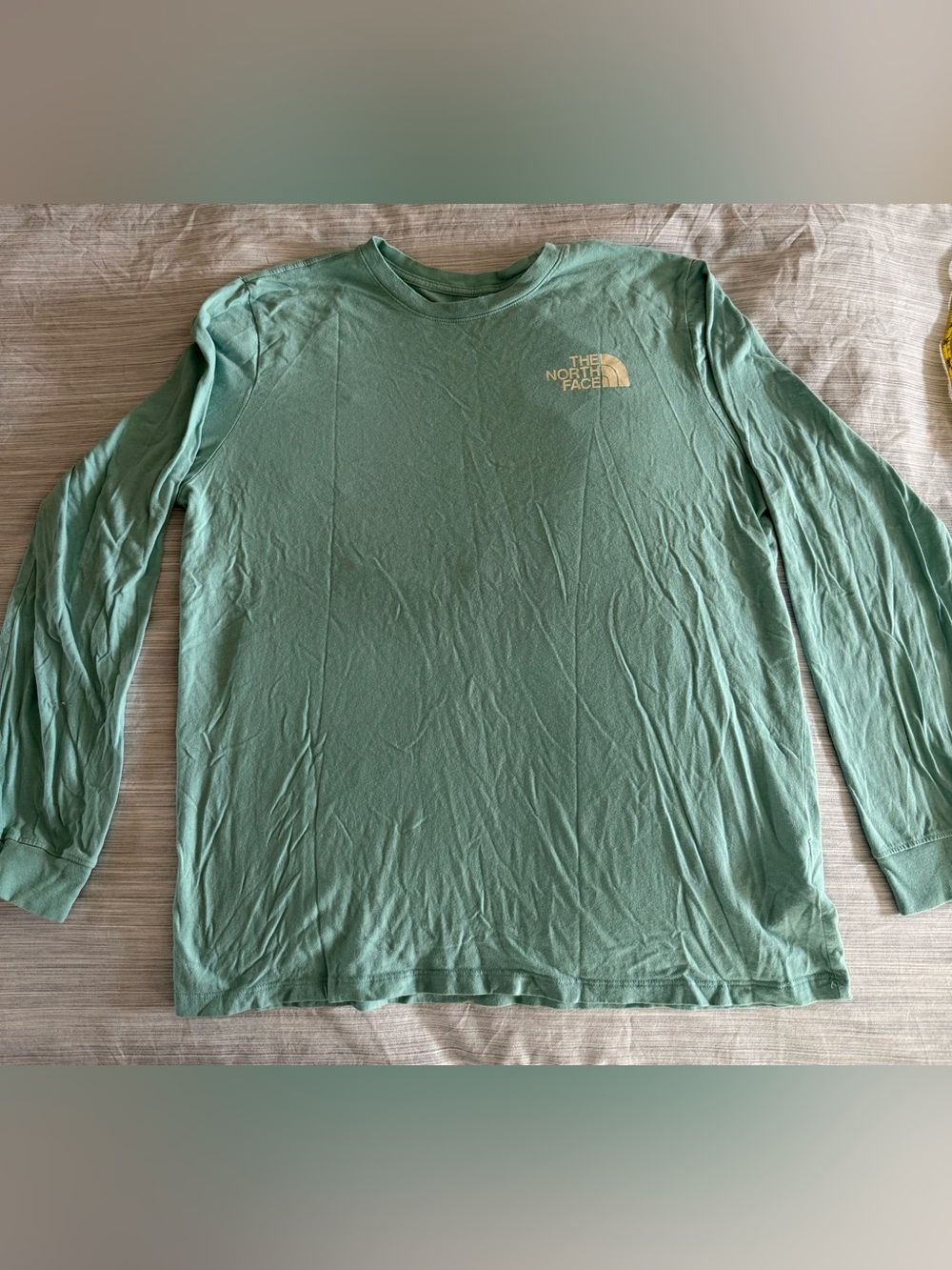The North Face Men's Long Sleeve Tee in Sage Green size L